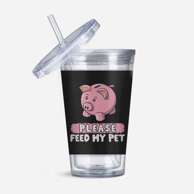 Please Feed My Pet-None-Acrylic Tumbler-Drinkware-NMdesign