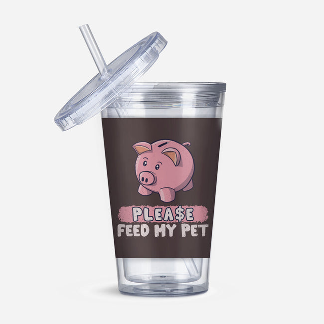 Please Feed My Pet-None-Acrylic Tumbler-Drinkware-NMdesign