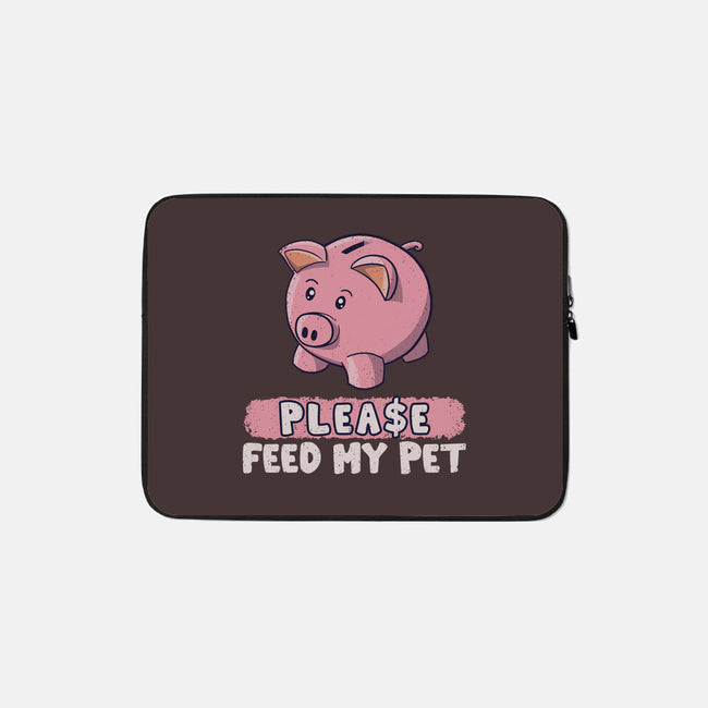 Please Feed My Pet-None-Zippered-Laptop Sleeve-NMdesign