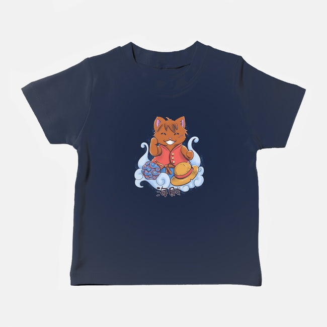 Pirate Maneki Neko-Baby-Basic-Tee-ellr