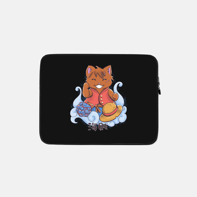 Pirate Maneki Neko-None-Zippered-Laptop Sleeve-ellr