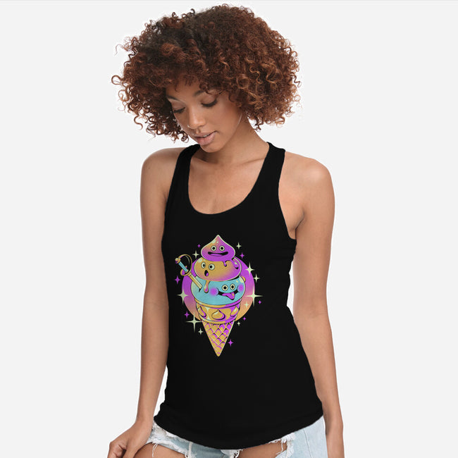 New Ice Quest-Womens-Racerback-Tank-ilustrata