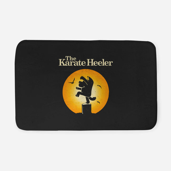 The Karate Heeler-None-Memory Foam-Bath Mat-retrodivision