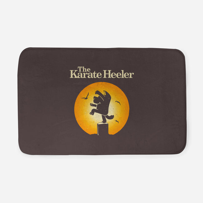 The Karate Heeler-None-Memory Foam-Bath Mat-retrodivision