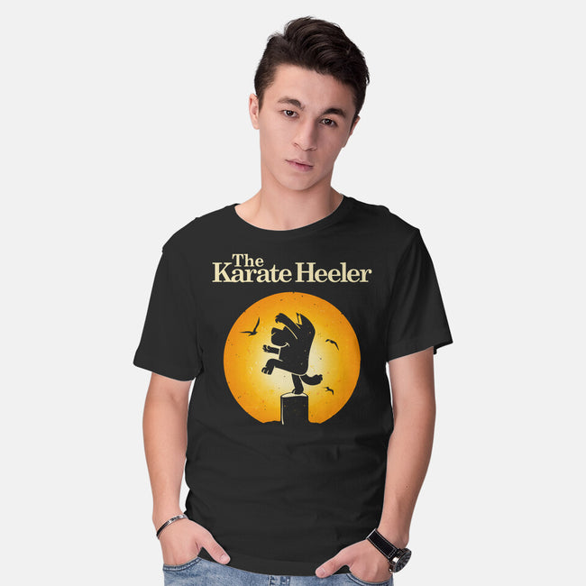 The Karate Heeler-Mens-Basic-Tee-retrodivision