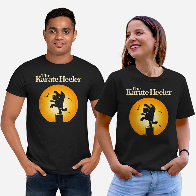 The Karate Heeler-Unisex-Basic-Tee-retrodivision