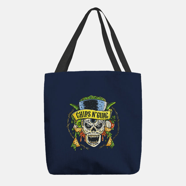 Chips N Guac-None-Basic Tote-Bag-Wenceslao A Romero