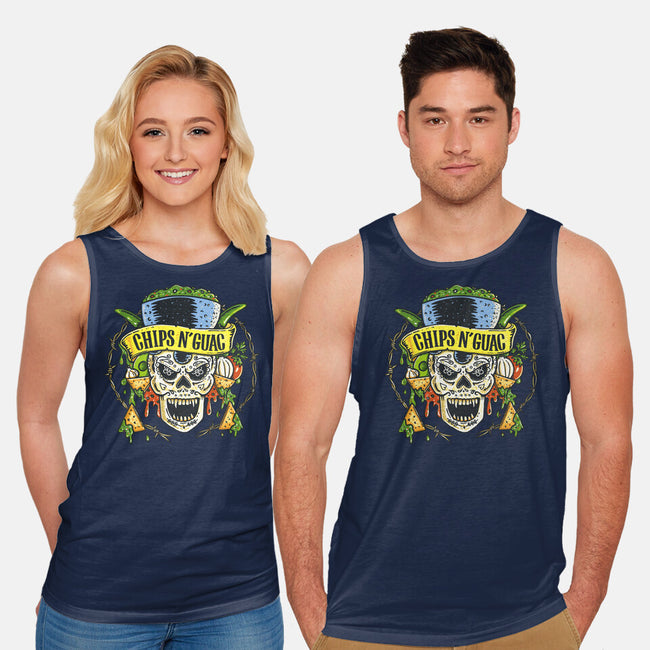 Chips N Guac-Unisex-Basic-Tank-Wenceslao A Romero