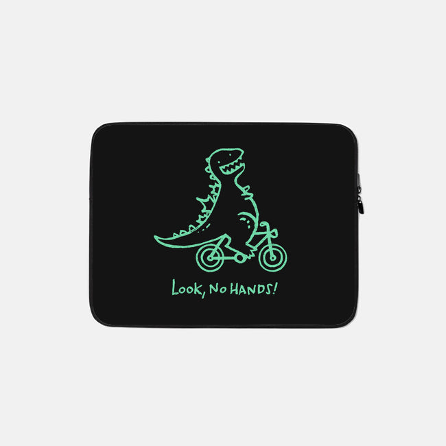 Look No Hands-None-Zippered-Laptop Sleeve-Wenceslao A Romero