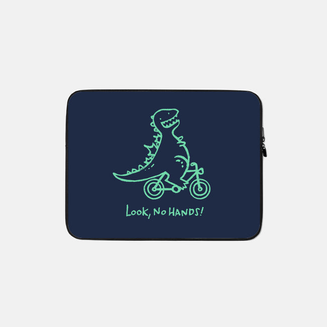 Look No Hands-None-Zippered-Laptop Sleeve-Wenceslao A Romero