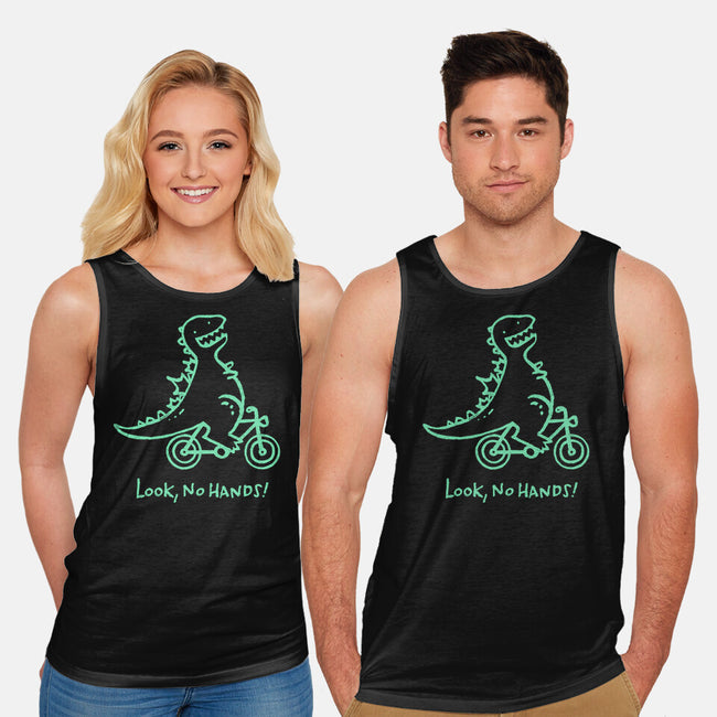 Look No Hands-Unisex-Basic-Tank-Wenceslao A Romero