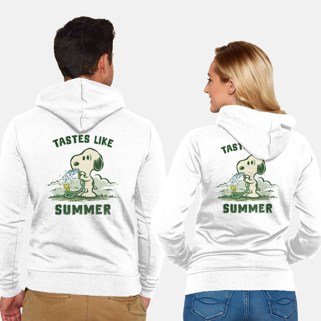 Tastes Like Summer-Unisex-Zip-Up-Sweatshirt-kg07