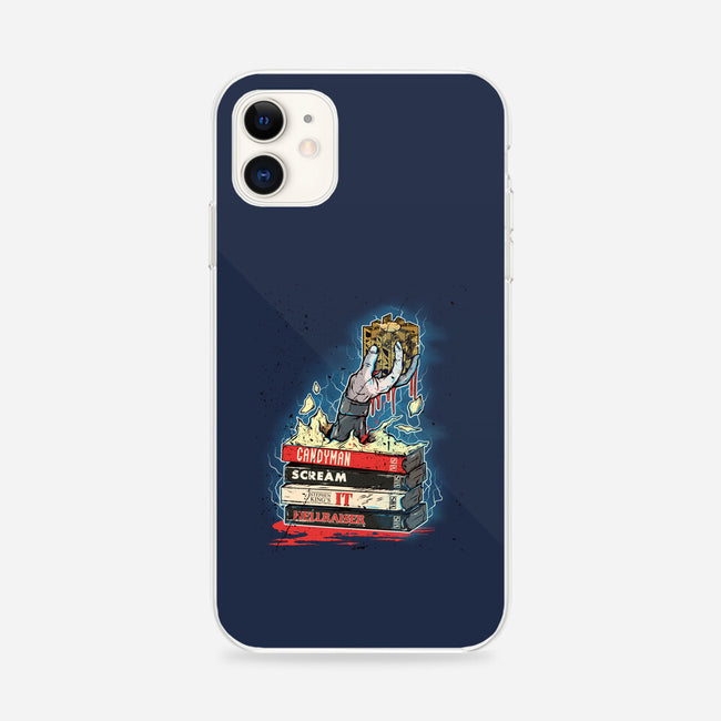 90s VHS Horror Cult-iPhone-Snap-Phone Case-Green Devil