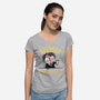 Magic That Is Real-Womens-V-Neck-Tee-Wenceslao A Romero