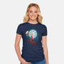 The Titan King-Womens-Fitted-Tee-jasesa