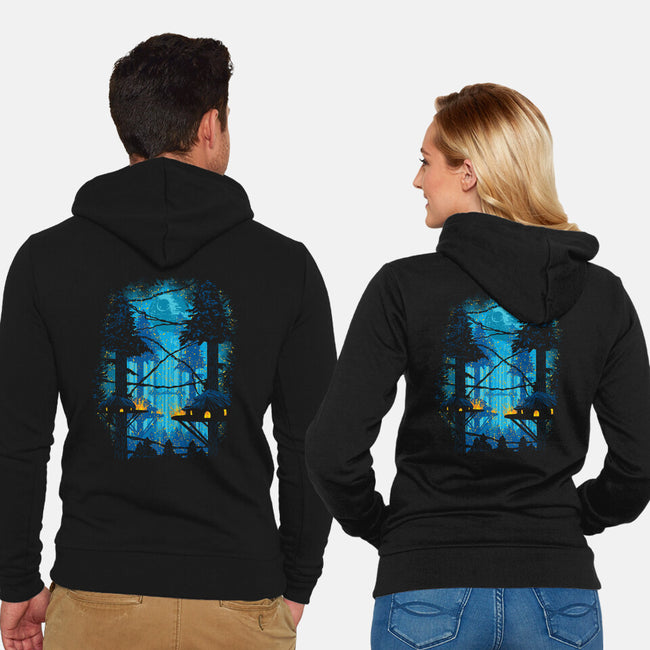 Ewok Village-Unisex-Zip-Up-Sweatshirt-dalethesk8er