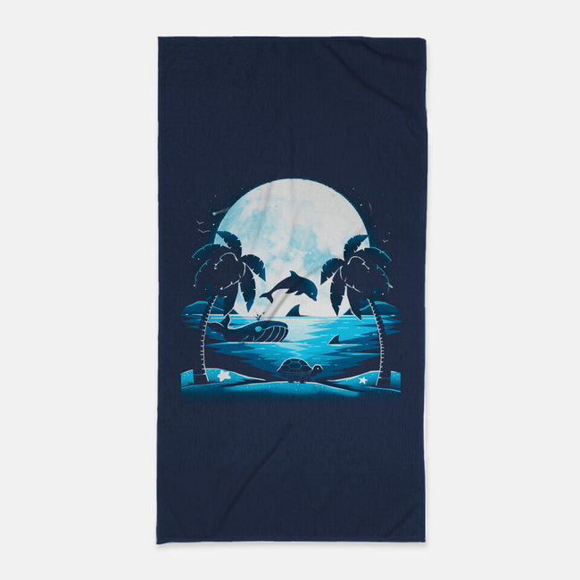 Summer Animals-None-Beach-Towel-Vallina84