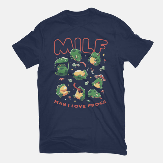 Man I Love Frogs-Mens-Premium-Tee-koalastudio