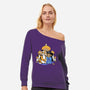 Kokeshi Arabian Princess-Womens-Off Shoulder-Sweatshirt-ellr