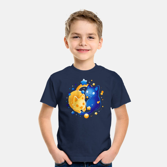 Sun Moon Kittens-Youth-Basic-Tee-Vallina84