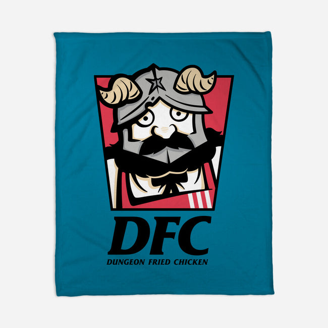 Dungeon Fried Chicken-None-Fleece-Blanket-Eilex Design