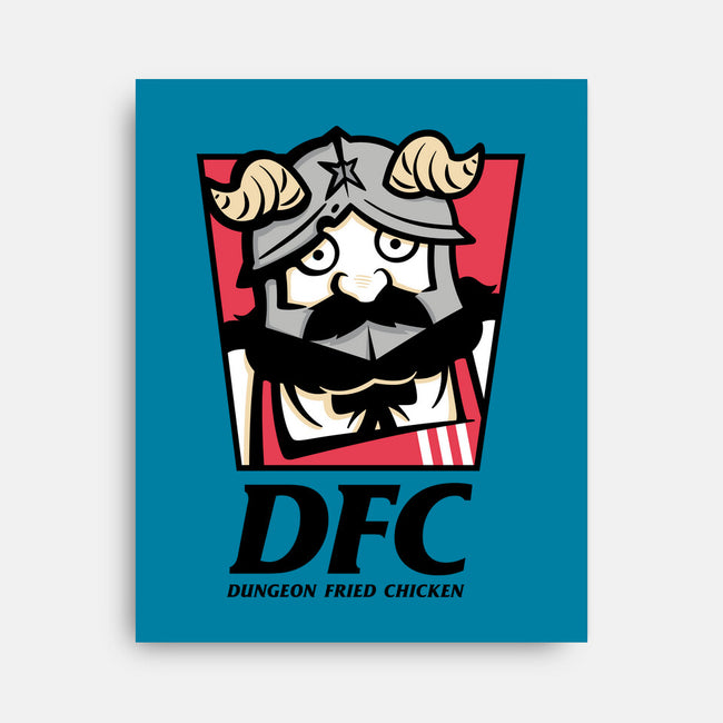 Dungeon Fried Chicken-None-Stretched-Canvas-Eilex Design