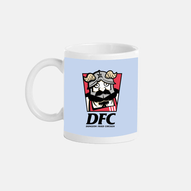 Dungeon Fried Chicken-None-Mug-Drinkware-Eilex Design