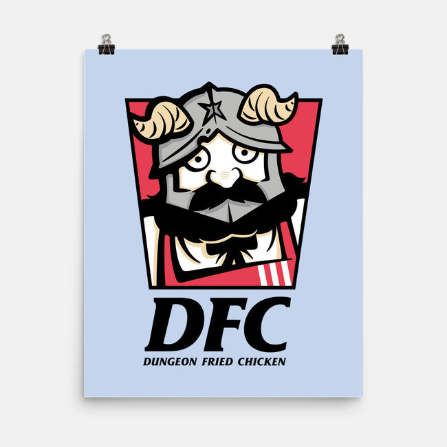 Dungeon Fried Chicken-None-Matte-Poster-Eilex Design