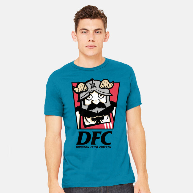 Dungeon Fried Chicken-Mens-Heavyweight-Tee-Eilex Design