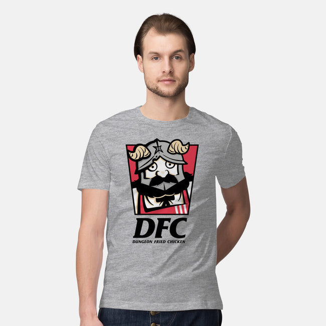 Dungeon Fried Chicken-Mens-Premium-Tee-Eilex Design