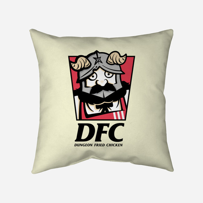 Dungeon Fried Chicken-None-Removable Cover-Throw Pillow-Eilex Design