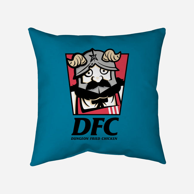 Dungeon Fried Chicken-None-Removable Cover-Throw Pillow-Eilex Design