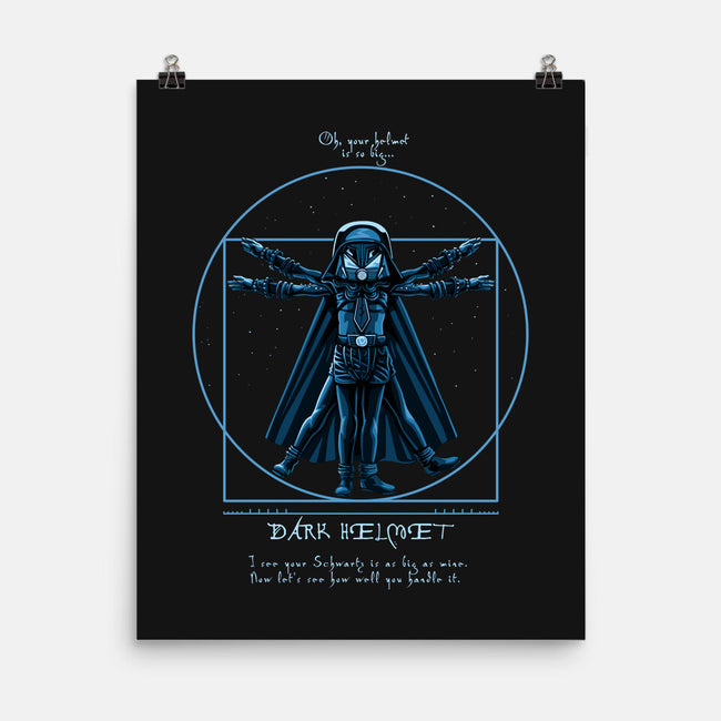 Vitruvian Helmet-None-Matte-Poster-daobiwan