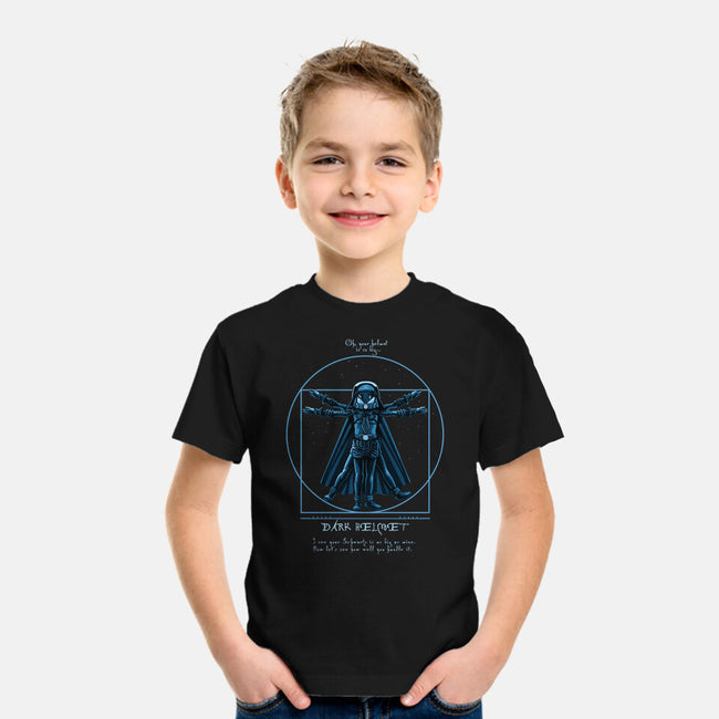 Vitruvian Helmet-Youth-Basic-Tee-daobiwan