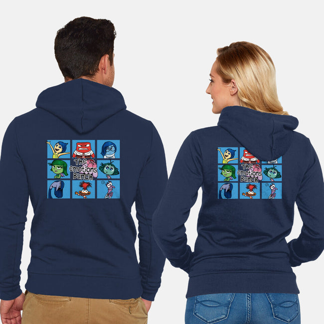 The Emotions Bunch-Unisex-Zip-Up-Sweatshirt-jasesa