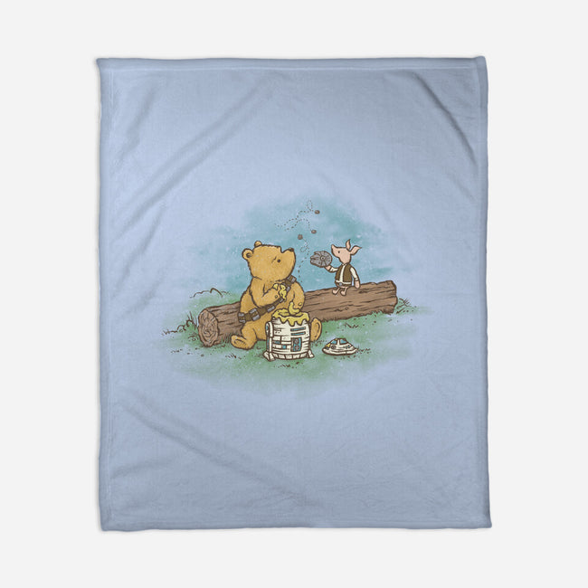 Wookiee The Pooh-None-Fleece-Blanket-kg07