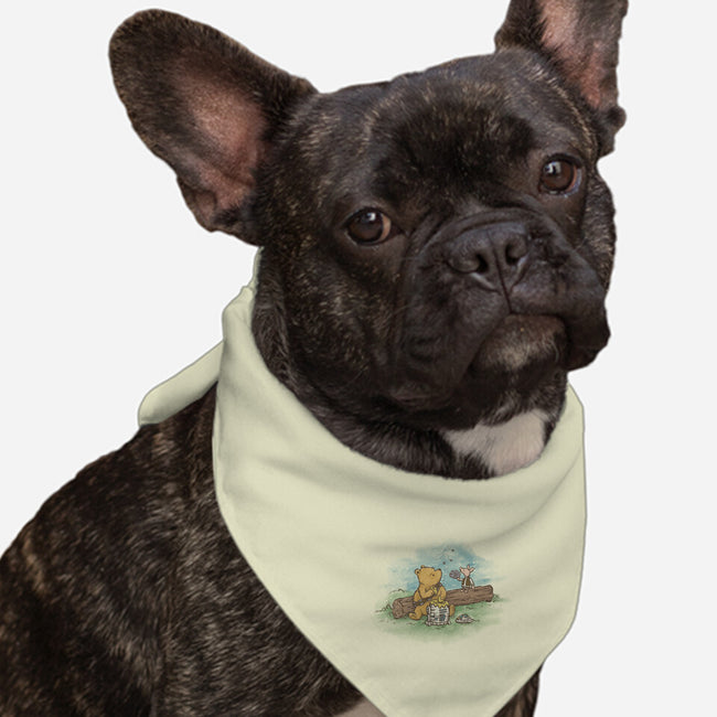 Wookiee The Pooh-Dog-Bandana-Pet Collar-kg07