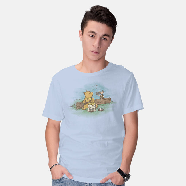 Wookiee The Pooh-Mens-Basic-Tee-kg07