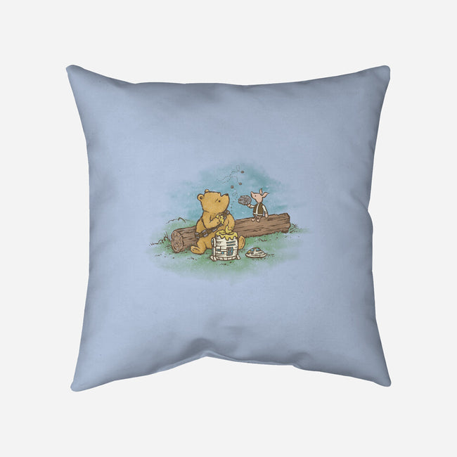 Wookiee The Pooh-None-Removable Cover w Insert-Throw Pillow-kg07