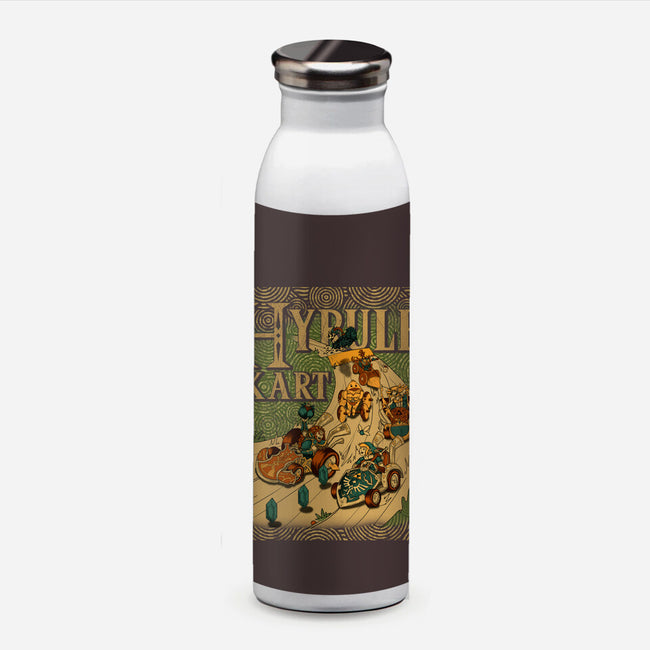 Hyrule Kart-None-Water Bottle-Drinkware-Adrian Filmore