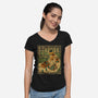 Hyrule Kart-Womens-V-Neck-Tee-Adrian Filmore