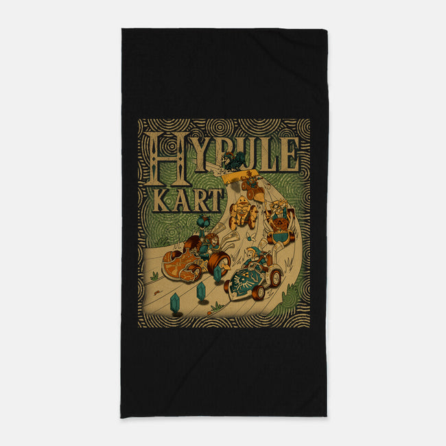 Hyrule Kart-None-Beach-Towel-Adrian Filmore