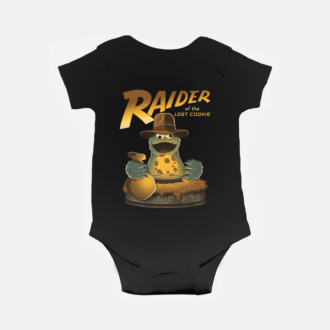 Raider Of The Lost Cookie-Baby-Basic-Onesie-retrodivision