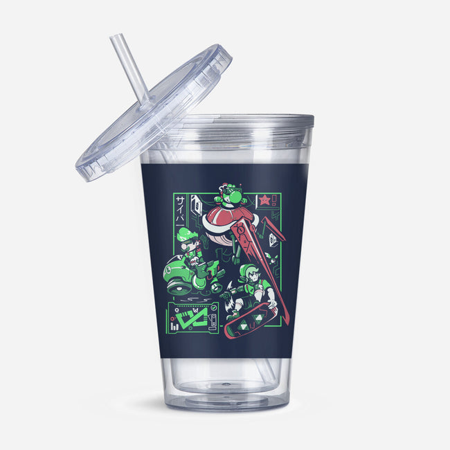 Cyber City Rush-None-Acrylic Tumbler-Drinkware-Heyra Vieira