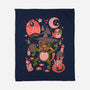 Halloween Kappa Party-None-Fleece-Blanket-ilustrata