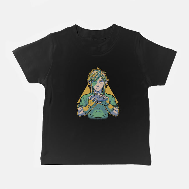 Glam Rock Elf-Baby-Basic-Tee-Studio Mootant