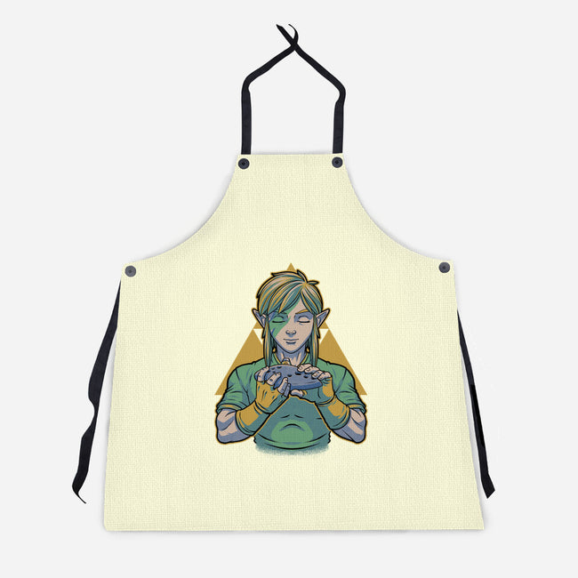 Glam Rock Elf-Unisex-Kitchen-Apron-Studio Mootant