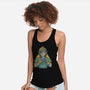 Glam Rock Elf-Womens-Racerback-Tank-Studio Mootant