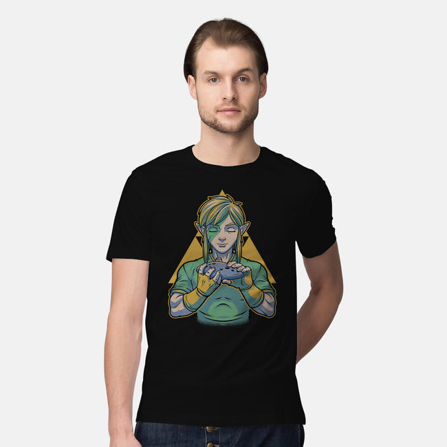 Glam Rock Elf-Mens-Premium-Tee-Studio Mootant