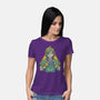 Glam Rock Elf-Womens-Basic-Tee-Studio Mootant